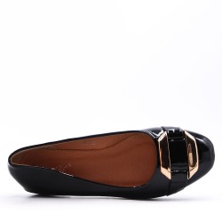 Ballerine confort en simili cuir