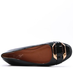 Ballerine confort en simili cuir