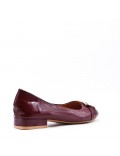 Ballerine confort en simili cuir