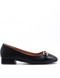 Ballerine confort en simili cuir