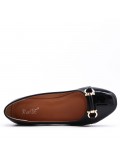 Ballerine confort en simili cuir