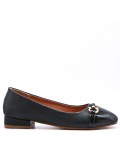 Ballerine confort en simili cuir