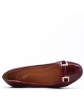 Ballerine confort en simili cuir