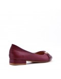 Ballerine confort en simili cuir