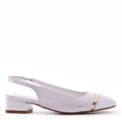 Ballerine confort en simili cuir