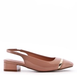 Ballerine confort en simili cuir