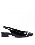 Ballerine confort en simili cuir