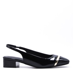 Ballerine confort en simili cuir