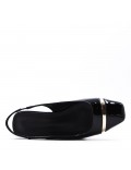 Ballerine confort en simili cuir