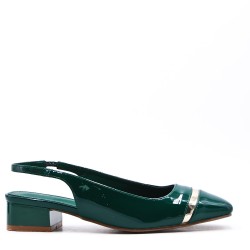 Ballerine confort en simili cuir