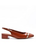 Ballerine confort en simili cuir