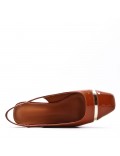 Ballerine confort en simili cuir