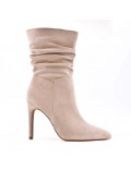 Ankle boot in faux suede