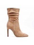 Ankle boot in faux suede