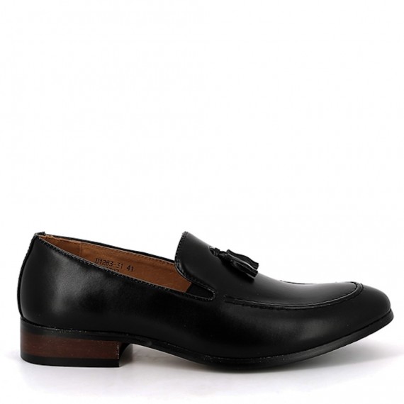 Faux leather derby for men