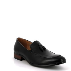 Faux leather derby for men