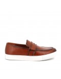 Faux leather derby for men