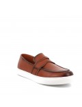 Faux leather derby for men