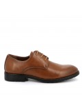 Faux leather derby for men