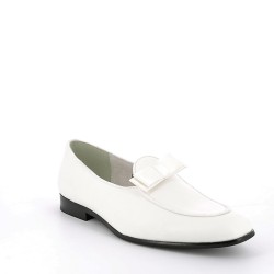 Faux leather derby for men