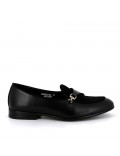 Faux leather derby for men