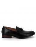 Faux leather derby for men