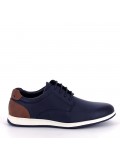 Faux leather derby for men