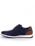 Faux leather derby for men