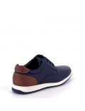 Faux leather derby for men