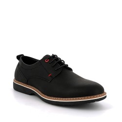 Faux leather derby for men