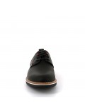 Faux leather derby for men