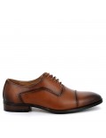 Faux leather derby for men