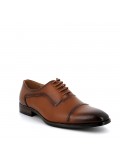 Faux leather derby for men