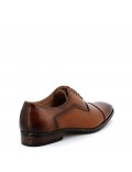 Faux leather derby for men