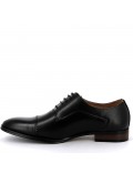 Faux leather derby for men