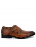 Faux leather derby for men