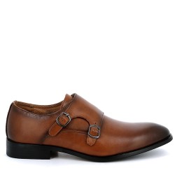 Faux leather derby for men