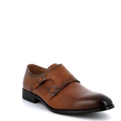 Faux leather derby for men