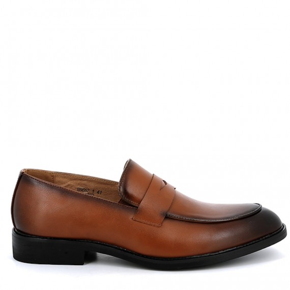 Faux leather derby for men