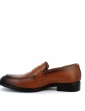 Faux leather derby for men