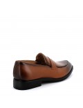 Faux leather derby for men