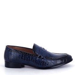 Faux leather derby for men