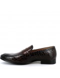 Faux leather derby for men