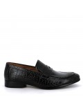 Faux leather derby for men