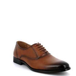 Faux leather derby for men