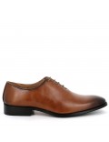 Faux leather derby for men