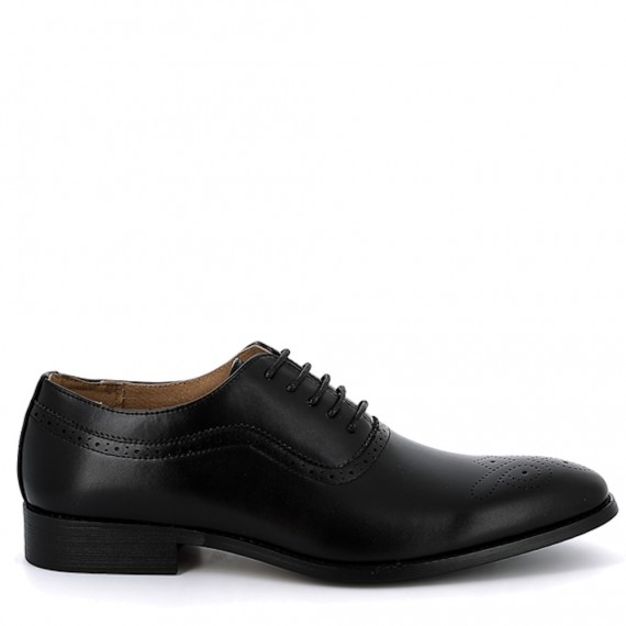 Faux leather derby for men