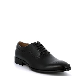 Faux leather derby for men