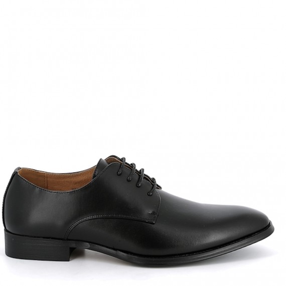 Faux leather derby for men