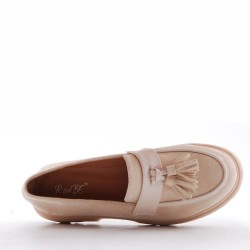 Derby in faux suede for women